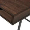 3 Drawer Angled Writing Desk With Cord Management Slots - Saracina Home -Saracina Home GUEST 002c9b8f 22f1 48d5 9c64 8674e52ffcfb