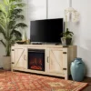 Clarabelle Double Door Farmhouse Electric Fireplace TV Stand For TVs Up To 65" - Saracina Home -Saracina Home GUEST 03f4a949 0967 4cb5 adbc 07b6ab269265