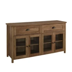 Millia Transitional Farmhouse 4 Door Sideboard With Glass Panels - Saracina Home 21 Millia Transitional Farmhouse 4 Door Sideboard With Glass Panels - Saracina Home -Saracina Home GUEST 072d6b7b 7d7b 469e 910a 77bb30f26747