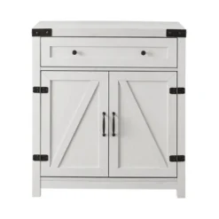 Clarabelle Rustic Farmhouse Barn Door Accent Cabinet - Saracina Home -Saracina Home GUEST 181f52d7 3c67 4ef6 8039 c755776d93dd