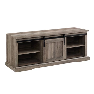 48" Transitional Sliding Door Wood And Metal Bench - Saracina Home 17 48" Transitional Sliding Door Wood And Metal Bench - Saracina Home - Image 15