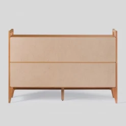 Mid-Century Modern Solid Wood Paneled 6 Drawer Dresser - Saracina Home -Saracina Home GUEST 19a4426e 2b8a 46eb b618 4463c8133a73