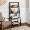 55" Thatcher Transitional Wood 4 Shelf Ladder Bookshelf - Saracina Home -Saracina Home GUEST 1ac52609 6781 4687 9c13 ea54f0b52ee6