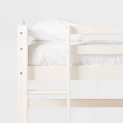 Twin Solid Pine Wood Low Loft Bed White - Saracina Home 19 Twin Solid Pine Wood Low Loft Bed White - Saracina Home -Saracina Home GUEST 1bb06797 88bb 4980 a71c 60a5b94d8af6