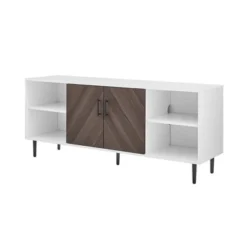 Angelo Modern 2 Door Bookmatch TV Stand For TVs Up To 65" Ash Brown/White - Saracina Home 15 Angelo Modern 2 Door Bookmatch TV Stand For TVs Up To 65" Ash Brown/White - Saracina Home -Saracina Home GUEST 1eb81ab5 8b87 45cc a487 70a62c21b47f