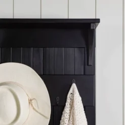 Waylon Rustic Farmhouse Solid Wood Tall Hall Tree - Saracina Home -Saracina Home GUEST 2718a5c6 1436 4286 89ab b0cc11d7220a