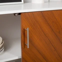 Angelo Modern Bookmatch 4 Door Sideboard - Saracina Home -Saracina Home GUEST 2871e22f abf5 4807 89da e20b95d5930c