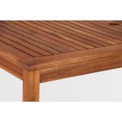 3pc Acacia Wood X Design Outdoor Patio Dining Set - Brown - Saracina Home -Saracina Home GUEST 2d66741d 1fcd 472a 8f0a ed5a499b3dc1