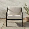 Saracina Home Mid-Century Modern Slatted Outdoor Acacia Arm Chair With Cushion -Saracina Home GUEST 2ec26f74 1dff 4fba b92f 5e63413a74af