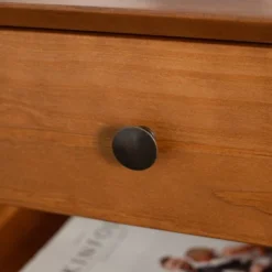 Greenberg 1 Drawer Mid-Century Modern Solid Wood Nightstand - Saracina Home -Saracina Home GUEST 32d65046 0b5a 4b0e 8442 377c764fbe19