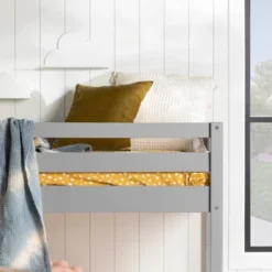 Twin Over Twin Wood Detachable Slat Bunk Bed - Saracina Home -Saracina Home GUEST 3513feba 783a 46c4 b316 c218c6a506ad