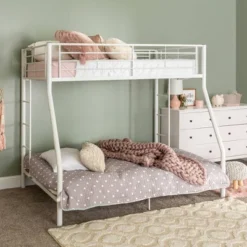 Twin Over Full Analise Metal Bunk Bed - Saracina Home -Saracina Home GUEST 3b4b372b ab8c 45e1 a508 6eaeaa1b3a49