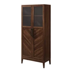 68" Boho Modern Tall Storage Wood Cabinet - Saracina Home -Saracina Home GUEST 3ece700f 9254 4aa9 9ef6 bd393a80cff3
