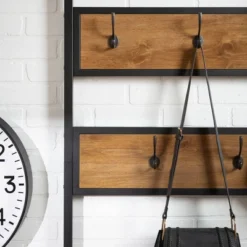 72" Urban Farmhouse Mixed Material Hall Tree - Saracina Home 15 72" Urban Farmhouse Mixed Material Hall Tree - Saracina Home -Saracina Home GUEST 413f92c3 0806 4495 b89f b8bd41a5b37e