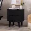 Mid-Century Modern Wood Nightstand - Saracina Home -Saracina Home GUEST 43f2941c 7ce7 4e29 9a3a 3ea4e8b98e86