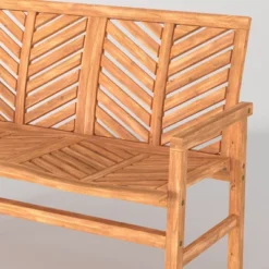 Slatted Chevron Acacia Wood Patio Loveseat – Saracina Home 32 Slatted Chevron Acacia Wood Patio Loveseat – Saracina Home -Saracina Home GUEST 4a574b41 46e1 4ef8 8a5b ab916811f1ac