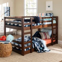 Twin Over Twin Indy Solid Wood Low Bunk Bed - Saracina Home 18 Twin Over Twin Indy Solid Wood Low Bunk Bed - Saracina Home -Saracina Home GUEST 4c4e96bd d483 4ae0 a8be fd0586b37fad