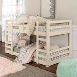 Twin Over Twin Indy Solid Wood Low Bunk Bed - Saracina Home 16 Twin Over Twin Indy Solid Wood Low Bunk Bed - Saracina Home -Saracina Home GUEST 4f052a60 3845 4f84 91b9 34fbe3eba04e