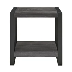 24" Loop Leg Urban Industrial Side Table Charcoal - Saracina Home -Saracina Home GUEST 4f460ba3 bba0 4619 becc 78893dca28a5