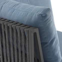 Outdoor Modern Modular Patio Corner Chair Blue - Saracina Home -Saracina Home GUEST 529519ff 7501 4797 8653 195f43953d8a