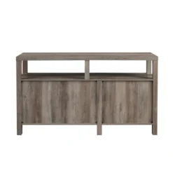 2 Door Farmhouse Highboy TV Stand For TVs Up To 65" Gray Wash - Saracina Home -Saracina Home GUEST 5348cbfb 80b9 4f4c ba60 25a676fb7ae3