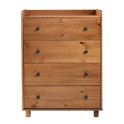 Katie Solid Wood Transitional Tray Top 4 Drawer Dresser - Saracina Home 3 Katie Solid Wood Transitional Tray Top 4 Drawer Dresser - Saracina Home