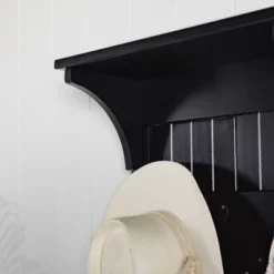 Waylon Rustic Farmhouse Solid Wood Tall Hall Tree - Saracina Home -Saracina Home GUEST 56447085 6482 491e 9e16 299b31e39948