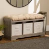 42" Upholstered Wood Entryway Bench With Storage - Saracina Home -Saracina Home GUEST 5c15b54e 3c91 4590 bdae db698c5a5de6