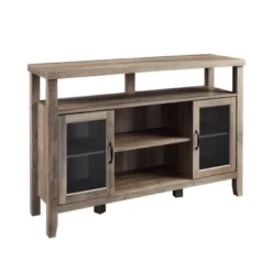 Rustic Transitional Double Door Highboy Buffet - Saracina Home -Saracina Home GUEST 5d895749 a009 4c12 a4de 272f335b6ae3