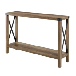 Sophie Rustic Industrial X Frame Entry Table - Saracina Home -Saracina Home GUEST 6004cebb 134c 4f3e a552 7a10428fe1f3