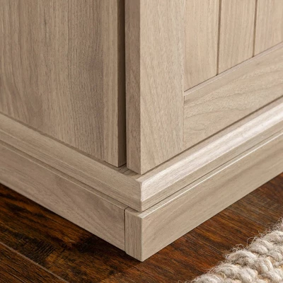 48" Transitional Sliding Door Wood And Metal Bench - Saracina Home 12 48" Transitional Sliding Door Wood And Metal Bench - Saracina Home - Image 10