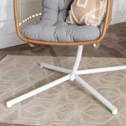 Toluca Hanging Outdoor Boho Egg Chair With Cushion - Saracina Home -Saracina Home GUEST 704dbef4 53ac 4a3c b711 8fd3988a7e2e