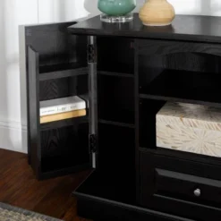 Highboy Closed Storage TV Stand For TVs Up To 48" - Saracina Home -Saracina Home GUEST 71b3ae58 eb28 415c a77a eb56af533d87