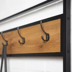 72" Urban Farmhouse Mixed Material Hall Tree - Saracina Home 16 72" Urban Farmhouse Mixed Material Hall Tree - Saracina Home -Saracina Home GUEST 756fb92c 4f24 459b b5d0 220e565e23e8