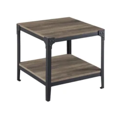 Set Of 2 Benny Urban Industrial Angle Iron Side Tables - Saracina Home -Saracina Home GUEST 76f809fb 6a41 4b42 b57c 7bb87a213789