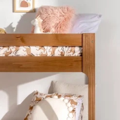 Twin Over Twin Indy Contemporary Solid Wood Bunk Bed - Saracina Home -Saracina Home GUEST 78373a72 9a05 46f9 832c c98de4278432