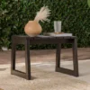 Saracina Home Modern Slatted Rectangle Outdoor Acacia Accent Table -Saracina Home GUEST 7a8b338a 5913 4cca a7f4 949aa1c5101d