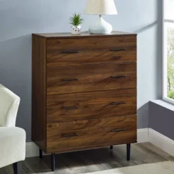 Higgins Modern Vertical 4 Drawer Dresser - Saracina Home -Saracina Home GUEST 7be7e3f2 7003 4c83 9dc1 917b1f7d1e0f