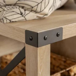 Sophie Rustic Industrial X Frame Entry Bench With 3 Cubbies - Saracina Home -Saracina Home GUEST 7c76007d 53ec 49a3 bd9b 0bc05bf5137f