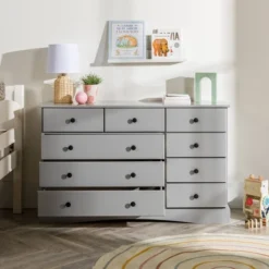Lauren Classic Transitional 9 Drawer Dresser Storage - Saracina Home -Saracina Home GUEST 7c93e92d 26a7 4453 b063 60274060082b
