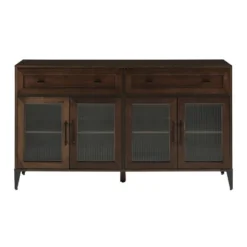 4 Door Reeded Glass Storage Sideboard - Saracina Home -Saracina Home GUEST 8fbb70c0 a0bd 4671 b4c1 6b47ad4d7582