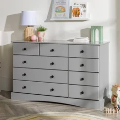 Lauren Classic Transitional 9 Drawer Dresser Storage - Saracina Home -Saracina Home GUEST 90aa3dde bd80 45a7 97cd 208a0091282e