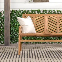 Slatted Chevron Acacia Wood Patio Loveseat – Saracina Home 26 Slatted Chevron Acacia Wood Patio Loveseat – Saracina Home -Saracina Home GUEST 92c3c9b0 8087 4ad7 9b5b bc9546058aaf