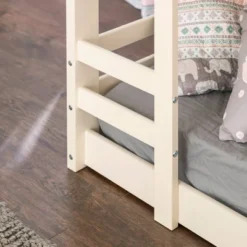 Twin Over Twin Indy Solid Wood Low Bunk Bed - Saracina Home 13 Twin Over Twin Indy Solid Wood Low Bunk Bed - Saracina Home -Saracina Home GUEST 96183bcc 8292 40fe 8e74 beec5d91051a