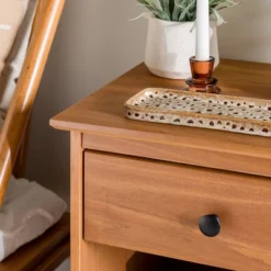 Stiva Classic Mid-Century Modern 1 Drawer Nightstand - Saracina Home -Saracina Home GUEST 9c39c678 b1e2 401c 9dfd 10c2f36aa229