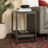 24" Loop Leg Urban Industrial Side Table Charcoal - Saracina Home -Saracina Home GUEST 9dc0707c 2f7e 4af0 b998 93db43ce3802