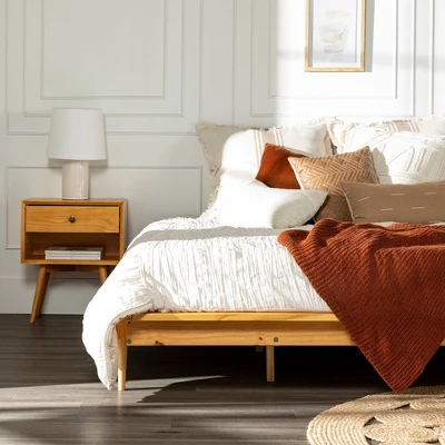 Boho Solid Wood King Platform Bed - Saracina Home 14 Boho Solid Wood King Platform Bed - Saracina Home - Image 12