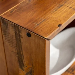 Rustic Modern Solid Wood TV Stand For TVs Up To 50" Amber - Saracina Home 8 Rustic Modern Solid Wood TV Stand For TVs Up To 50" Amber - Saracina Home -Saracina Home GUEST b5d914fc 0a70 4781 887b 54da4a591e0b