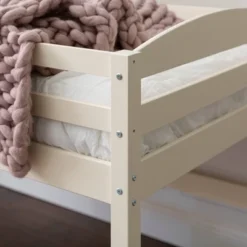Twin Solid Pine Wood Low Loft Bed White - Saracina Home 15 Twin Solid Pine Wood Low Loft Bed White - Saracina Home -Saracina Home GUEST b7664eda 78f2 439f 81c8 1dc9fc387698