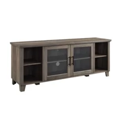 Rustic Transitional 2 Door TV Stand For TVs Up To 65" - Saracina Home -Saracina Home GUEST ba3d28a8 23b8 4197 926c 541d33af3720